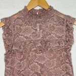 Cable & Gauge Lace Sleeveless Sz Sm Fairy Ballet Core Feminine Y2K Coquette  Top‎ Photo 3