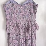 Majorelle Zelda Fitz Tiered Lace Dress Gown in Soft Purple Medium $398 Photo 6