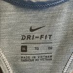 Nike Dri Fit Women’s Grey Racerback Athletic Sports Bra Size XL Photo 2