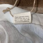 The Plavate Womens Pleated Long Sleeve Buttoned Emily Off Dress White Size Small Photo 10