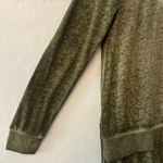 Abound ⭐️ green vintage looking high low long sleeve vneck sweater size XS Photo 5