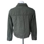 Nicole Miller  Vintage Look Linen Blend Button Down Jacket, Sz S Photo 3
