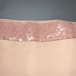 J.Crew pink sequin holiday sparkle hem crew neck sweatshirt size S Photo 1
