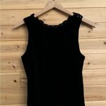 Vintage Scott McClintock Size Small Velvet Red Lace Back Maxi Prom Gown Black Photo 1