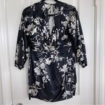 Bebe front and rear v-neck silk Mini Gown Prom dress NWOT Photo 0