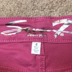 Seven7  Women’s Weekend Short Hot Pink Barbiecore Denim Jean Raw Hem Shorts Photo 7