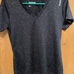 Reebok Women's Black V-Neck Top Size S Photo 0