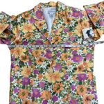 Jaclyn Smith Multicolor floral cotton blazer Photo 7