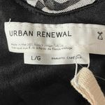 Urban Renewal Remnants Mesh Zebra Cropped Tank Top Black White Size Large Photo 4