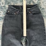 Levi's Vintage 512 Jeans Womens 25x29 Black Denim Slim Fit Tiny Waist USA Made Photo 9