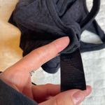 Strut this  One Size Navy Black Racerback Sports Bra No Padding Leopard‎ Cheetah Photo 2