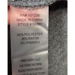 Soft Surroundings Womens 1X Gray Long Sleeve Top Sweater Tunic Photo 5