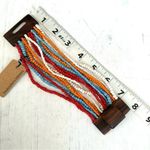 The Beaded Soul Blue multi strand colorful beaded bracelet Photo 3