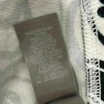 Liz Claiborne  Black White Floral Full Zip Up Mock Neck Sweatshirt Jacket Size S Photo 3