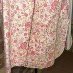 Victoria's Secret Victoria Secret women’s floral linen blend business casual blazer jacket size 12 Photo 9