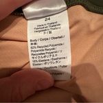 J.Crew  V-Neck Plunge One-Piece Swimsuit in Olive Green‎ Sz 24 Plus NEW Photo 5