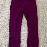 Lululemon Magenta 21” Leggings Size 8 Photo 0