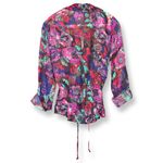 Ruby Rd Favorites Mesh Floral Lightweight Jacket Sz 14 Photo 1