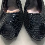 Moda Spana  4" Peep Toe Sling Back Alligator Print Heel Photo 6