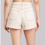 Wild Fable Shorts Women's Size 12 Beige High Waist Cuffed Casual Summer Denim Photo 1
