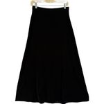 Vtg Lennie Nina Leonard Black Velvet Maxi Skirt Womens Size 8 A Photo 4