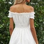 SheIn White graduation Dress Photo 1