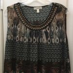 Dress Barn FINAL MARKDOWN LADIES’  Sleeveless Beaded Neckline Top (2X) Photo 1
