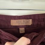 Judy Blue Charlotte Tummy Control Dyed Wide Crop Jeans in Ox Blood Size 27 Photo 3