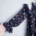 Anthropologie  Shoshanna Misael Floral Silk Halter Blouse Photo 3