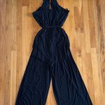 Maeve  By Anthropology Sleeveless Black Jumpsuit Wide Leg Keyhole Medium Photo 1