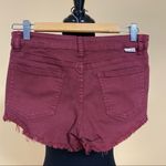Billabong 🛍️  Lite Hearted Denim Short Lace Mystic Maroon Red Shorts Size 25 Photo 11