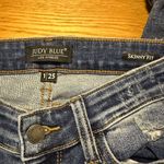 Judy Blue  Buffalo check skinny fit distressed jeans 1/25 Photo 3