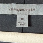 Classiques Entier  Wool Silk Blend Sleeveless Cowl Neck Dress Women’s Size 10 Photo 3