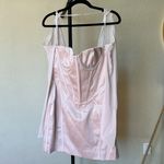 House Of CB House‎ of CB  ISRA CRYSTAL SATIN CORSET MINI DRESS  NWOT size M Photo 5