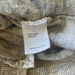 Brochu Walker  Enzo 100% Linen Twist Tank Top Sleeveless Neutral Gray Summer XS Photo 4