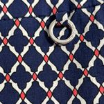 Rafaella  Navy and White Patterned Women's Bermudas Photo 2