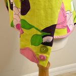 Etcetera  Canvas Cotton Floral Print‎ Blazer Size 8 Dopamine 80s Office Vintage Photo 4