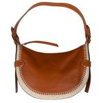 Fossil Like New  Leather Harwell Hobo Bag Saddle Brown Retail $295.00 Photo 5