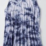 American Eagle Blue Tie Dye Soft And Sexy Tank Photo 0