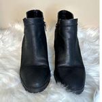 Lucky Brand Noryn Black Leather Ankle Booties Size 6/5 Photo 0