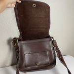 Coach Vintage Stewardess Brown Leather Shoulder Bag 9525 Satchel Photo 8
