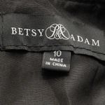 Betsy and Adam Gigi Long Ruffle Mesh Dress Photo 3