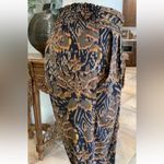 Elevenses Anthropologie  Brown Printed Pull-on Pants Size 2 Photo 3