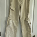 ZARA  Cream Cargo Pants Photo 0