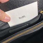 Coach  MERCER PEEBLE Black Leather Handbag Photo 7