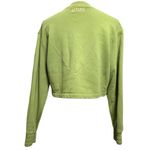 Apparis Isabel Cropped Sweatshirt Women’s Size Small Epson Green Logo Pullover Photo 2