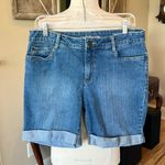 Croft & Barrow Comfy Denim Bermuda Shorts Photo 2