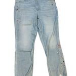 EXPRESS  Bedazzled jeans Ankle legging super high rise size 16 Photo 0