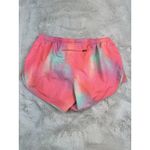 Nike Dri-Fit Lined active/Swimming Shorts Size L pink Tie Dye Zipper In Back Photo 1