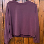 Seasoft crewneck sweatshirt athleta, Size L, Color is a deep Burgundy Photo 0